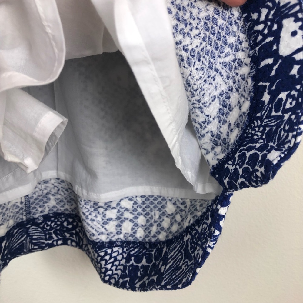 Lilly Pulitzer for Target Floral Blue and White Mini Dress - Picture 11 of 13